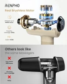 RENPHO Sırt ve Boyun İçin Taşınabilir Perküsyon Masaj Aleti - Krem - 2