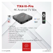 4K Android Tv Box - IPTV Özellikli Yayın Paketli thumbnail 1