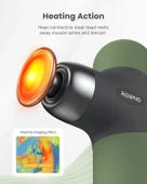 RENPHO Mini Isıtmalı Termal Masaj Cihazı, Derin Doku Perküsyon - Zeytin Yeşili - 2