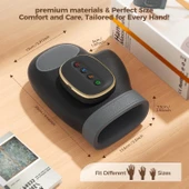 Estefanlo Isı Kompresyon Terapili El Masaj Aleti - Siyah - 6