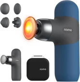 RENPHO Mini Isıtmalı Termal Masaj Cihazı, Derin Doku Perküsyon - Lacivert - 1