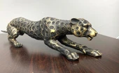 Dekoratif Biblo Leopar Çita Kaplan Heykeli - 2