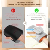 Estefanlo Isı Kompresyon Terapili El Masaj Aleti - Beyaz - 3