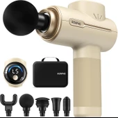 RENPHO Sırt ve Boyun İçin Taşınabilir Perküsyon Masaj Aleti - Krem - 1