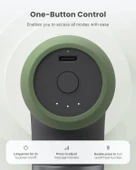 RENPHO Mini Isıtmalı Termal Masaj Cihazı, Derin Doku Perküsyon - Zeytin Yeşili - 6