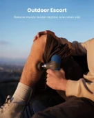 RENPHO Mini Isıtmalı Termal Masaj Cihazı, Derin Doku Perküsyon - Lacivert - 3