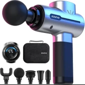 RENPHO Sırt ve Boyun İçin Taşınabilir Perküsyon Masaj Aleti - Gümüş - 1