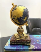 Kitap dünya dekoroatif obje Atlas Biblo - 3