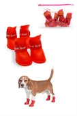 Kedi ve Köpek Pati Ayakkabısı – Silikon Kaymaz Tabanlı, Cırt Cırtlı, Çok Renkli & Farklı Beden Seçenekleri (Stoktan Gönderim) - 6