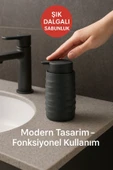 Mutfak ve Banyo İçin Şık Tasarımlı Sabunluk Antrasit - 3