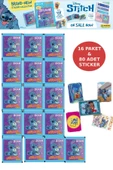 16 Paket Panini Stitch Süper ScrapBook Çıkartma 80 Adet Sticker - 1