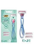 Bic Soleil Click Sensitive 1 Gövde + 2 Başlık Kadın Tıraş Bıçağı - 1