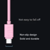 Joyroom JR-S118 Type-C USB Hızlı Şarj ve Data Kablosu 1m Pembe - 2