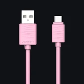 Joyroom JR-S118 Type-C USB Hızlı Şarj ve Data Kablosu 1m Pembe - 1