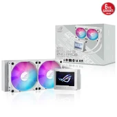 ASUS 240MM ROG RYUJIN III 240 ARGB OLED AM5-1851P SIVI SOĞUTMALI İŞLEMCİ FANI BEYAZ - 1