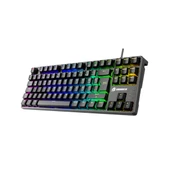 GAMEBOOSTER G23B Enigma TKL Rainbow Aydınlatmalı Red Switch Mekanik Siyah Oyun Klavyesi - 2