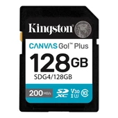 KINGSTON 128GB CANVAS GO SDG4/128GB SDHC HAFIZA KARTI - 1
