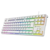 GAMEBOOSTER G23W Enigma TKL Rainbow Aydınlatmalı Red Switch Mekanik Beyaz Oyun Klavyesi - 2