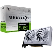 MSI 8GB RTX5060 VENTUS 2X OC WHITE GDDR7 128bit HDMI-DP PCIE 5.0 thumbnail 1