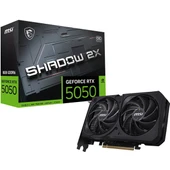 MSI RTX5050 8GB SHADOW 2X OC 128BİT GDDR6 HDMI DP PCIe 5.0 - 1