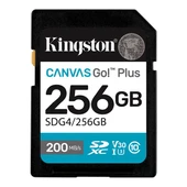 KINGSTON 256GB CANVAS GO+ SDG4/256GB SDHC HAFIZA KARTI - 1