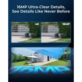 REOLINK 16MP PANORAMİK 2,8mm Duo 3 IP Güvenlik Kamerası PoE IP65, Renkli - 2