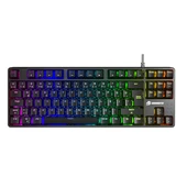 GAMEBOOSTER G23B Enigma TKL Rainbow Aydınlatmalı Red Switch Mekanik Siyah Oyun Klavyesi - 1