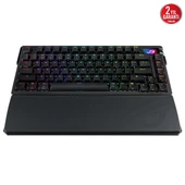 ASUS ROG AZOTH EXTREME NX SNOW KABLOSUZ ALÜMİNYUM KARBON FİBER ŞASE RGB GAMING KLAVYE - 3