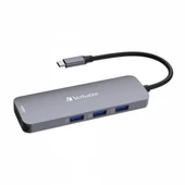 VERBATIM CMH-08 USB-C Pro Çok Bağlantı Noktalı Dock - 1