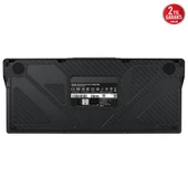 ASUS ROG AZOTH EXTREME NX SNOW KABLOSUZ ALÜMİNYUM KARBON FİBER ŞASE RGB GAMING KLAVYE - 4
