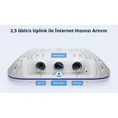 RUIJIE REYEE RG-RAP6260(H) AX6000 GIGABIT 300METRE  HARİCİ ACCESS POINT - 6