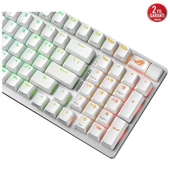 ASUS ROG STRIX SCOPE II 96 NX SNOW KABLOSUZ RGB GAMING KLAVYE ENG BEYAZ - 3