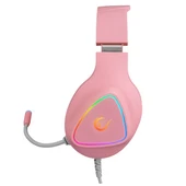 RAMPAGE M7 MONCHER Pembe RGB Led USB 7.1 Gaming Mikrofonlu Oyuncu Kulaklığı - 3