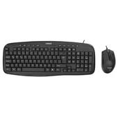 Everest UN-795 Siyah Usb Q Multimedia Klavye + Mouse Set - 1