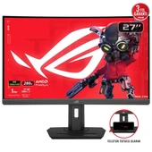 ASUS 27" FAST VA ROG STRIX XG27WCMS 1MS 280HZ HDMI-DP PIVOT KAVISLI GAMING MONİTÖR 2560X1440 - 1
