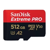 SANDISK 512GB EXTREME PRO SDSQXCD-512G-GN6MA MICRO-SD HAFIZA KARTI - 1