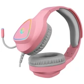 RAMPAGE M7 MONCHER Pembe RGB Led USB 7.1 Gaming Mikrofonlu Oyuncu Kulaklığı - 4