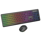 Everest KM-319BT Siyah 2.4G+BT1+BT2 Çoklu Cihaz Bağlantılı Q Set Kablosuz Klavye + Mouse - 2