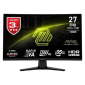MSI 27" VA MAG 274CXF 0.5MS 280HZ HDMI-DP KAVISLI GAMING MONİTÖR 1920X1080 thumbnail 1