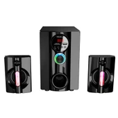 MIKADO MD-95BT 2+1 20W Siyah Multimedya FM/BT/SD/USB Speaker Hoparlör thumbnail 2