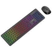 Everest KM-319BT Siyah 2.4G+BT1+BT2 Çoklu Cihaz Bağlantılı Q Set Kablosuz Klavye + Mouse - 4