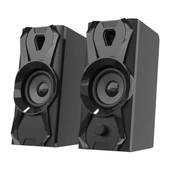 MIKADO MD-166 2.0 5W * 2 Siyah USB Speaker thumbnail 2