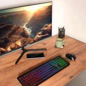 Everest KM-319BT Siyah 2.4G+BT1+BT2 Çoklu Cihaz Bağlantılı Q Set Kablosuz Klavye + Mouse - 5