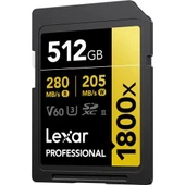 LEXAR 512GB PROFESSIONAL 1800X LSD1800512G-BNNNG SDHC HAFIZA KARTI - 3