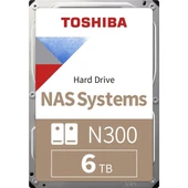 TOSHIBA 6TB N300 MN10ADA600S 7200RPM 512MB SATA-3 NAS DİSKİ - 1