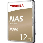 TOSHIBA 12TB N300 HDWG51CUZSVA 512MB 7200RPM SATA-3 NAS DİSK - 1