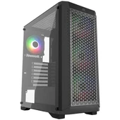 POWERBOOST 600W 80+ PB-PS5847B Gaming Mid-Tower PC Kasası - 1