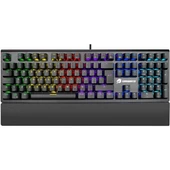 GameBooster G908 Bolt Rainbow Aydınlatmalı Red Switch Mekanik Bileklikli Oyun Klavyesi - 1