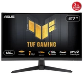 ASUS 27" VA TUF GAMING VG27VQ3B 1MS 180Hz HDMI-DP Kavisli Gaming Monitör (1920 X 1080) - 1