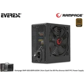 RAMPAGE 650W 80+ BRONZE RMP-650-80PB POWER SUPPLY - 5